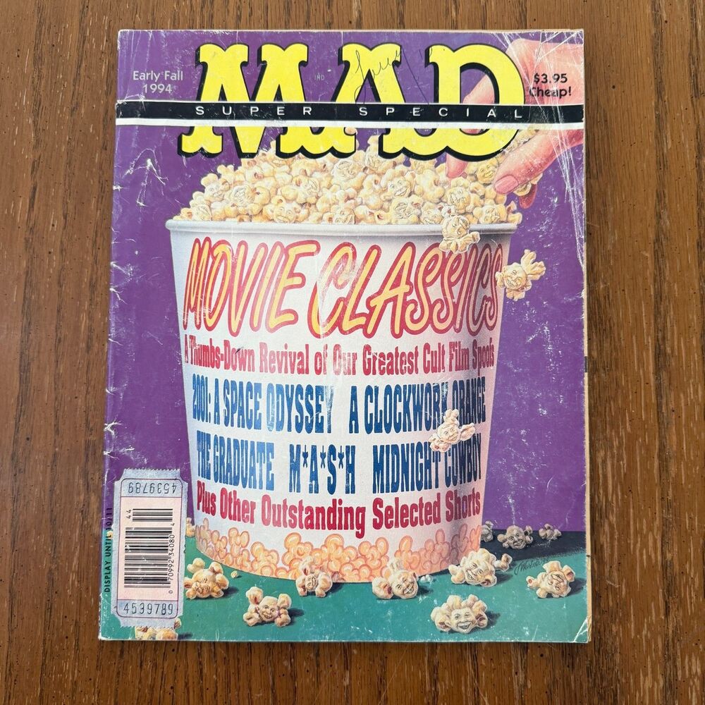 MAD Magazine Super Special Early Fall 1994 Movie Classics Vintage Humor Comic
